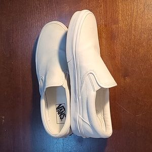 Men's canvas slip-on Vans 9.5